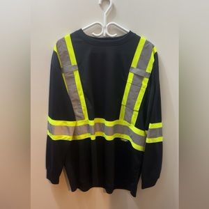 Mens 2XL Terra hi viz long sleeve work shirt NEVER WORN